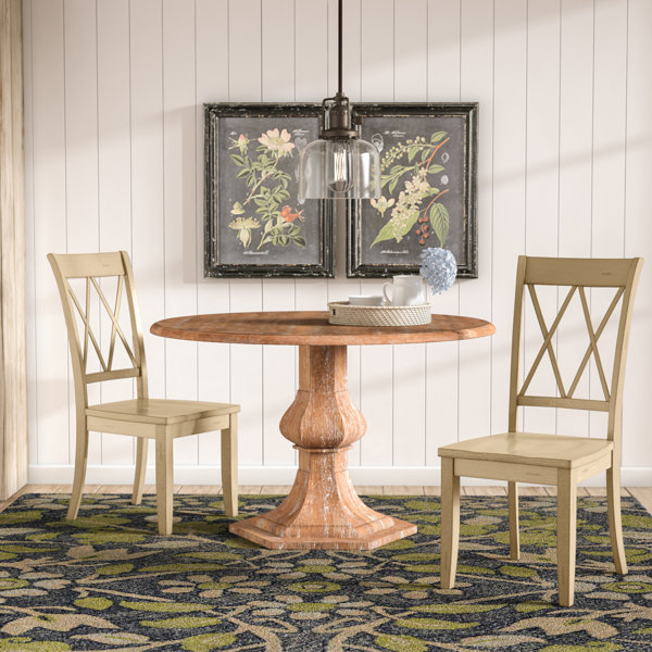 Cheryll solid wood cross back side chair laurel foundry modern farmhouse discount
